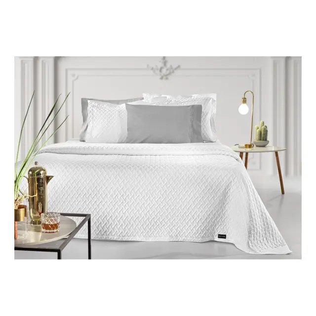 Κουβέρτα Guy Laroche Bello White 245x260