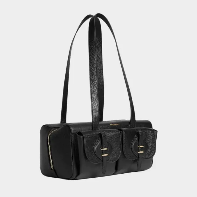 Coccinelle - Γυναικεία τσάντα Ώμου Mavery Pocket Bauletto E1VGK120301-001 Μαύρο 2