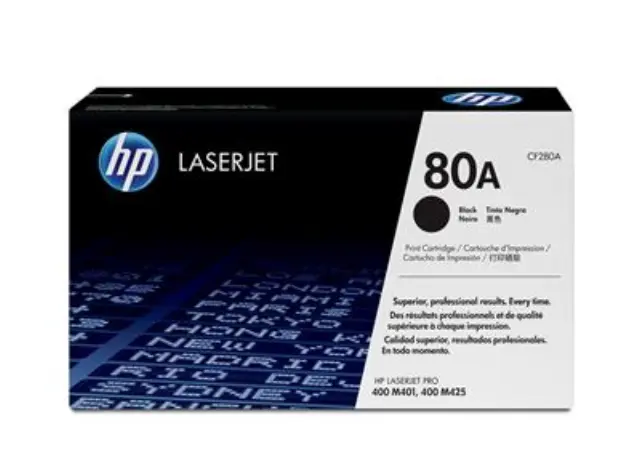 HP 80A Γνήσιο Toner Laser Εκτυπωτή Μαύρο 2700 Σελίδων CF280A