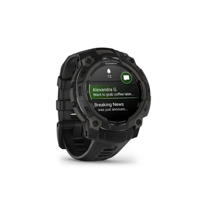 Garmin Venu X1 5.08 cm (2") AMOLED Digital 448 x 486 pixels Touchscreen Black Wi-Fi GPS (satellite) 2