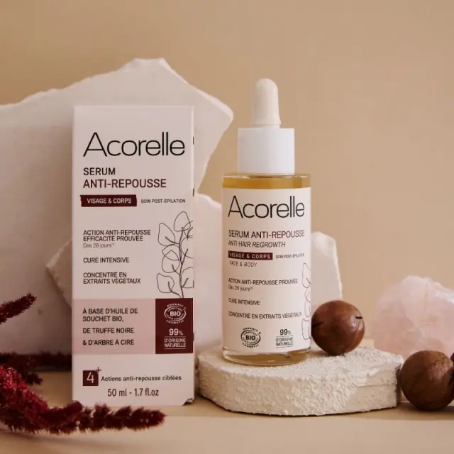 Acorelle Certified Organic Anti-Hair Regrowth Serum - Βιολογικός Ορός Επιβράδυνσης Τριχοφυΐας, 50ml 3