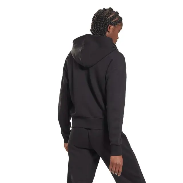 Reebok TE Vector FZ Hoodie (H62058-Black) - Μαύρο - S 2