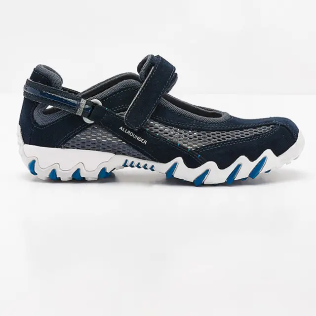 Mephisto Μπαρέτες Γυναικείο δέρμα suede/ύφασμα Μπλέ MEP/NIRO OCEAN/STAR