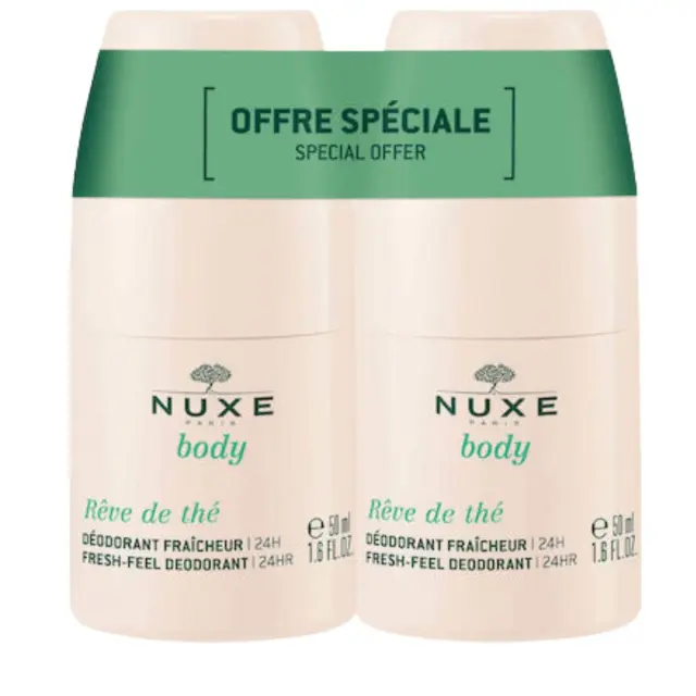 Nuxe Promo Reve De The Φυσικό Αποσμητικό 24h σε Roll-On 2x50ml