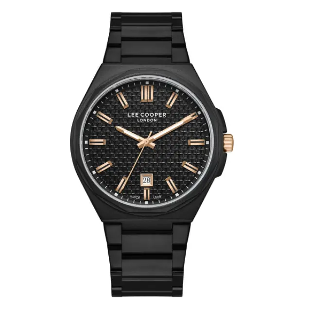 Lee Cooper, Men's Watch, Black Metallic Bracelet LC08031.650