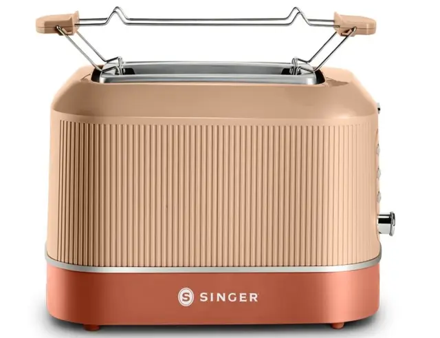 Τοστιέρα Singer Tiffanys TOA 1410TER - 850W - TerracottaTOA 1410TER 3