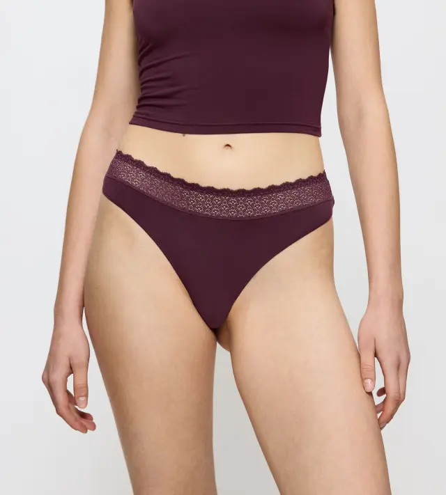 Triumph Σλιπ Feel Of Modal String Deep Burgundy
