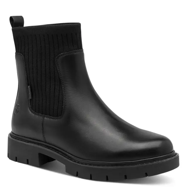 Γυναικεία Ανατομικά Δερμάτινα Μποτάκια Tamaris Comfort 8-86417-45 001 Μαύρο Μαύρο - 36 2