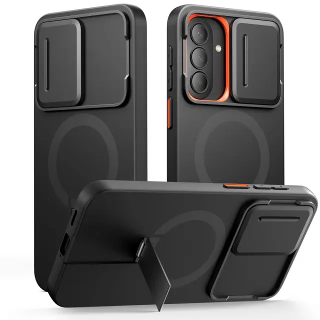 Tech-protect Kevlar Aura Magsafe Galaxy A57 Black/orange