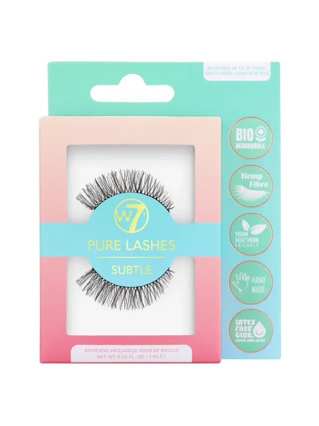 Pure Lashes Biodegradable False Lashes Subtle W7