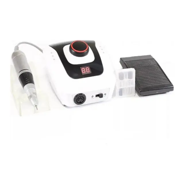 DM 206 Τροχός Νυχιών Ρεύματος 35000rpm με Πεντάλ σε Μαύρο Χρώμα 30W 2