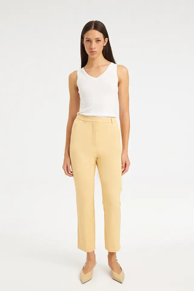 Ψηλόμεσο Tailored Παντελόνι SELVA TROUSERS - XS 2