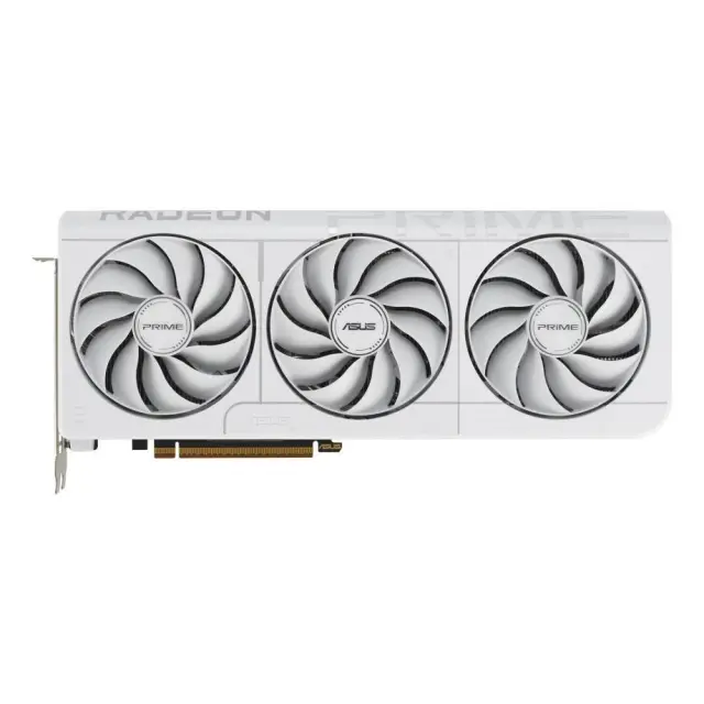 Asus Radeon RX 9070 XT PRIME WHITE OC edition (white, RDNA4, GDDR6, 3x DisplayPort, 1x HDMI 2.1)