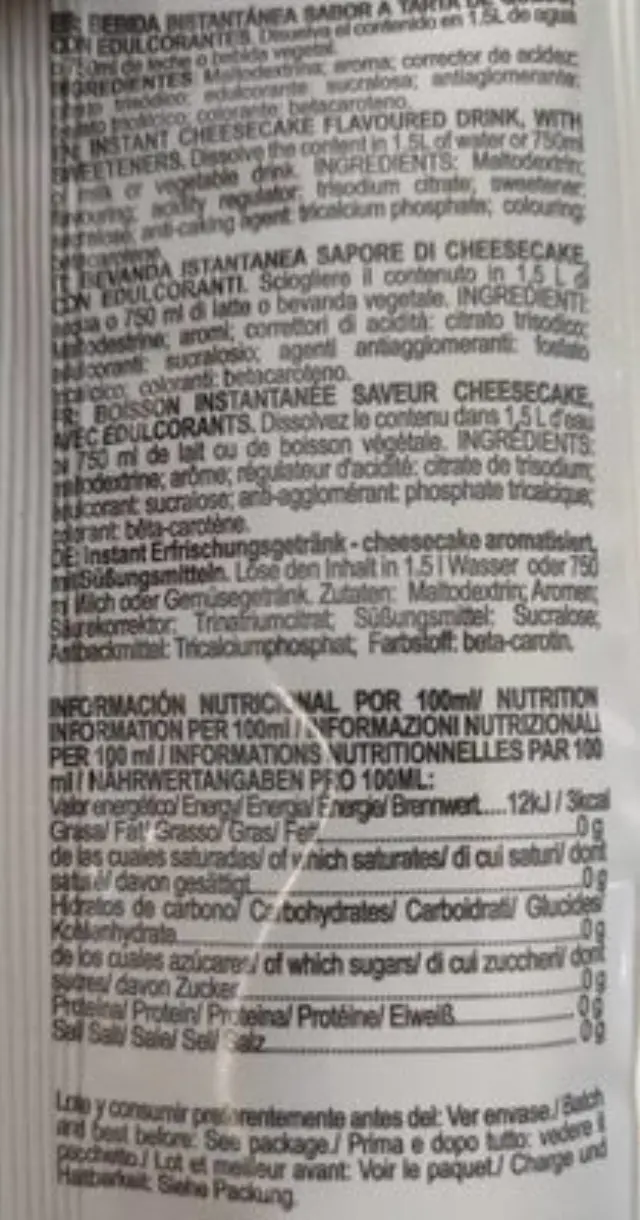 Ρόφημα Cheesecake Mix σε σκόνη • ElevenFit • 12 x 9γρ 2