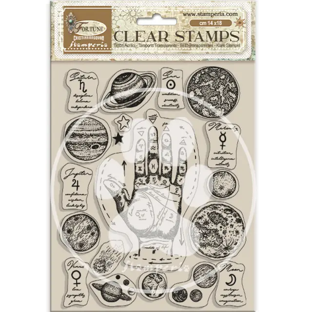 Σφραγίδα Stamperia 14×18 cm, Fortune, Elements