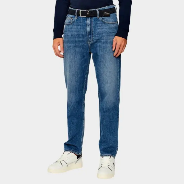 Tommy Hilfiger - Ανδρικό Παντελόνι Τζιν Ελαστικό Ryan Slim Fit DM0DM22163-1A5 Μπλε - W33 L32