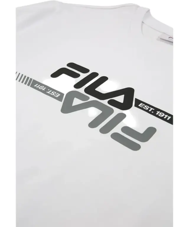 Fila - Ανδρικό T-shirt Manta FAM1126-10001 Λευκό 3