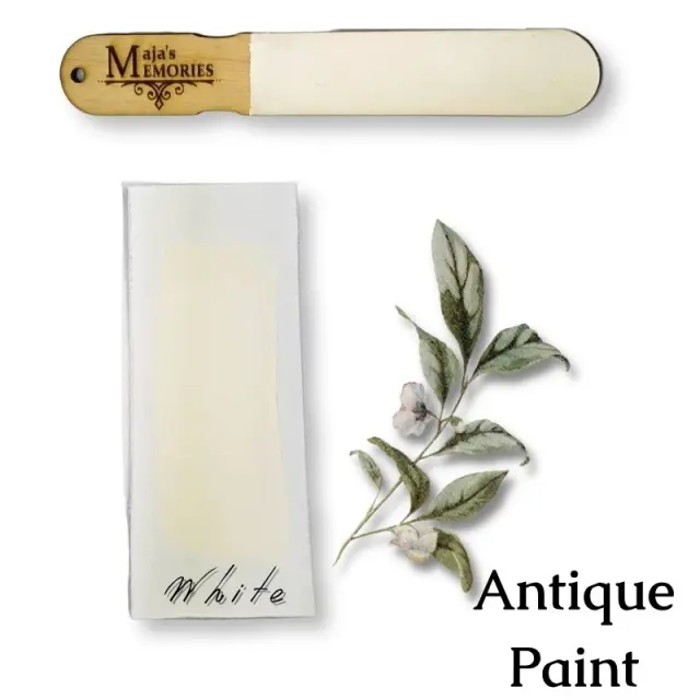Χρώμα-εφέ πατίνας Antique Paint Maja's Memories, 150ml, White