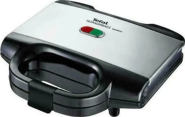Tefal SM1572 ULTRACOMPACT SM157T Τοστιέρα για 2 Τοστ 700W Μαύρη