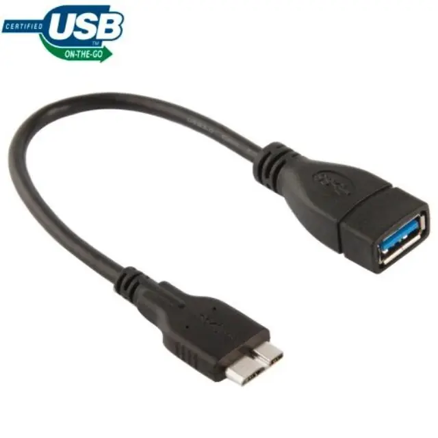 Καλώδιο USB-A Θηλυκό / SATA Cable OTG Μαύρο 0.2m - OEM