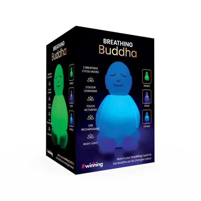 The Source Winning Φως Νυκτός / Colour-changing Relaxation LED Lamp: Breathing Buddha
