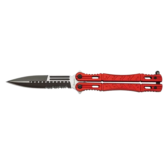 Albainox 02098 Σουγιάς Πεταλούδα BT Red 10,4cm