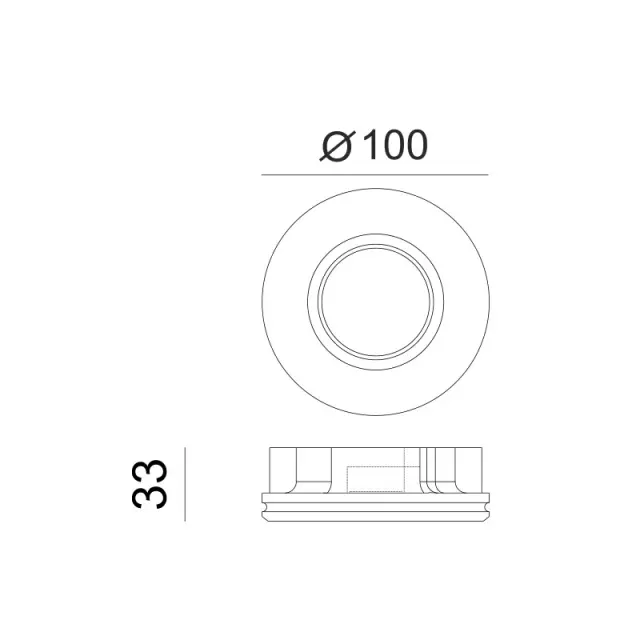 ΣΤΡΟΓΓΥΛΟ ΓΥΨΙΝΟ TRIMLESS ΣΠΟΤ ERIN GU10 / G90051C 2