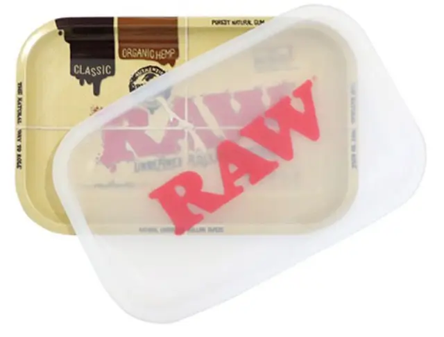 Raw Rolling Tray Δίσκος Small & Cover Κάλυμμα Σιλικόνης (17x27cm)