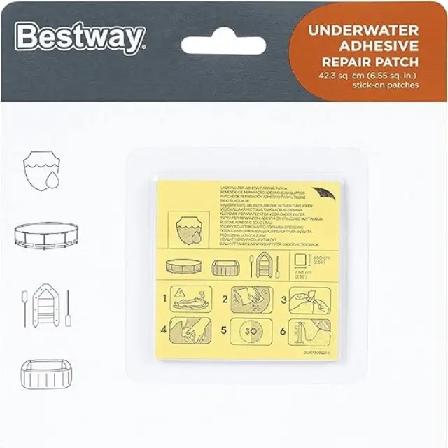 BESTWAY ΑΔΙΑΒΡΟΧΑ ΕΠΙΔΙΟΡΘΩΤΙΚΑ ΜΠΑΛΩΜΑΤΑ ΓΙΑ ΦΟΥΣΚΩΤΑ ΣΤΡΩΜΑΤΑ (10τμχ.)