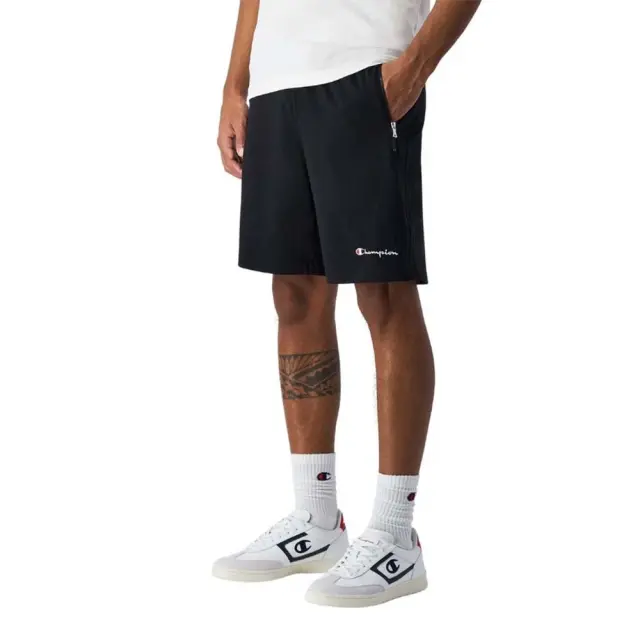 Champion Men's Standard Fit Bermuda Μαύρο 220808-KK001 (Champion) - Small