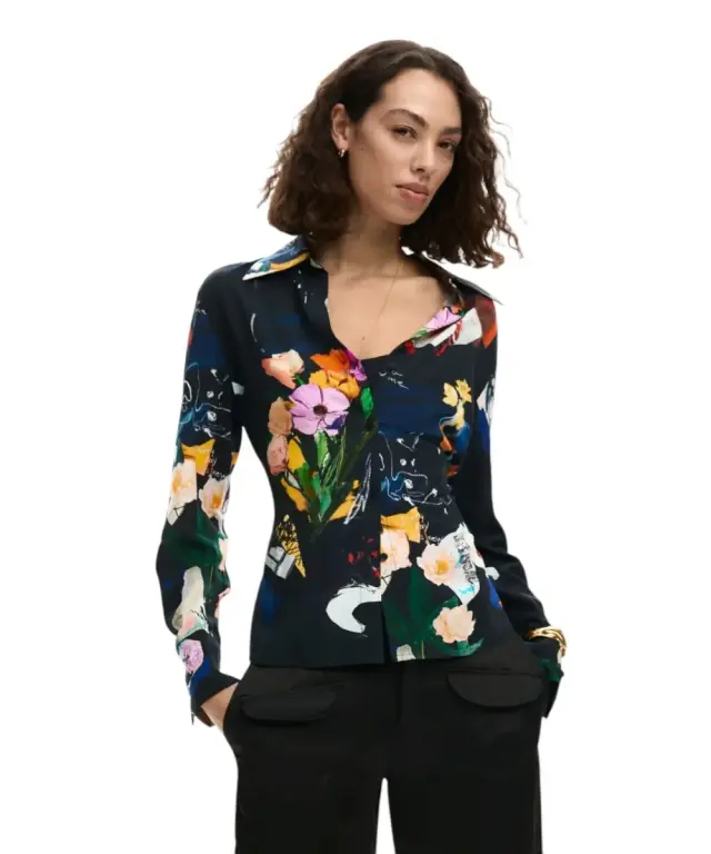 Desigual - Γυναικείο Πουκάμισο Fereo 26SWCW23-2000 Μαύρο - XS 2