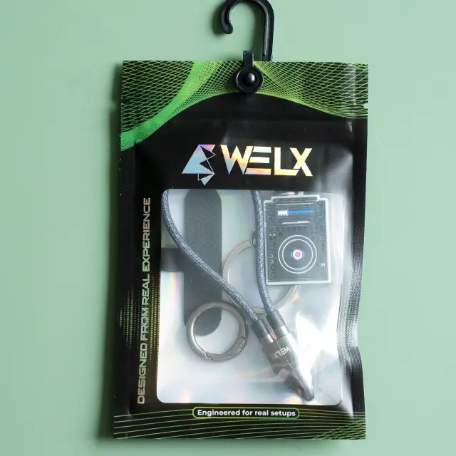 WELX USB F3 / USB-C - USB-C / FLAT-SPLIT / Lanyard / 22cm 2