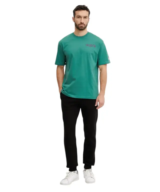 Fila - Ανδρικό Παντελόνι Φόρμας Lunigo FAM0878-80010 Μαύρο 3