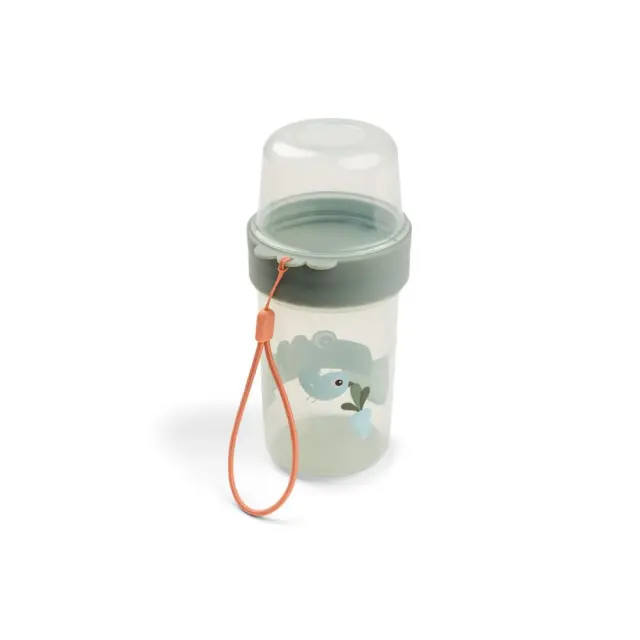 Δοχείο Φαγητού 2 Way Done By Deer Croco Green 150ml & 320ml BR77656