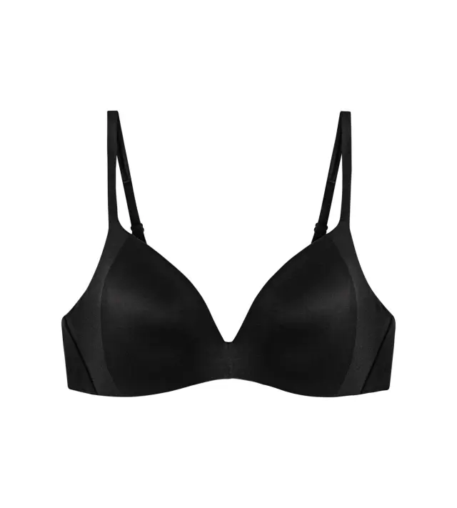Triumph Σουτιέν Body Make-Up Soft Touch P EX Με Ενίσχυση Χωρίς Μπανέλες Μαύρο 2