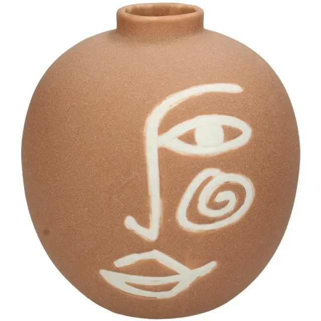 Βάζο Φυσικό Κεραμικό 15.5x15.5x16.2cm