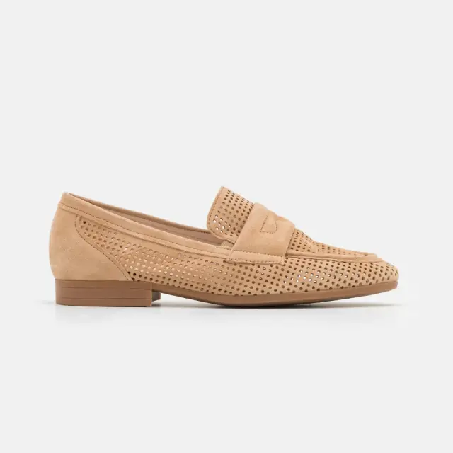 Gabor Μοκασίνια-Loafers Γυναικείο δέρμα Nubuck Μπεζ GAB/22424 34-CARAMEL