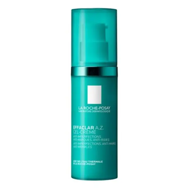 La Roche Posay Effaclar A.Z. Ενυδατικό & Αντιγηραντικό Gel-Κρέμα Προσώπου κατά της Ακμής με Αζελαϊκό, Σαλικυλικό & Υαλουρονικό Οξύ 40ml