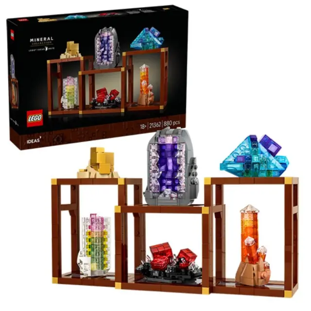 LEGO Ideas Mineral Collection για 18+ Ετών 880τμχ