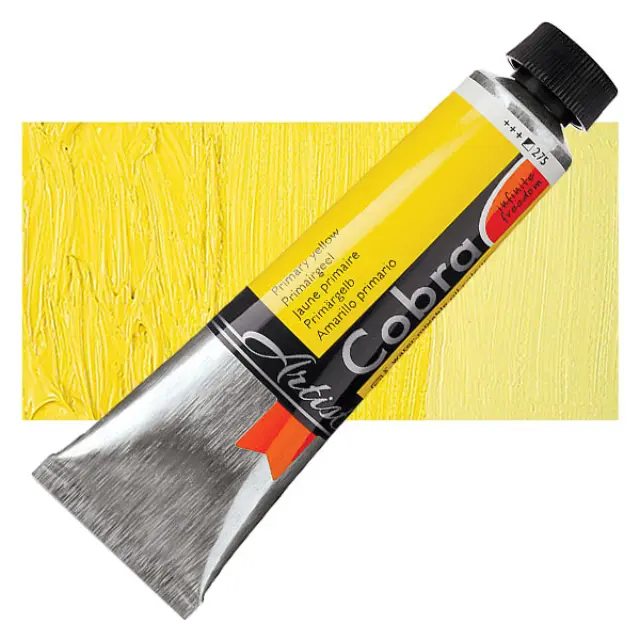 Λάδι Νερού Talens Cobra - 275 Primary Yellow - 40ml