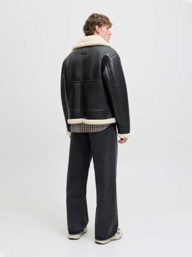 JORLIVERPOOL AVIATOR JACKET SN Black 2