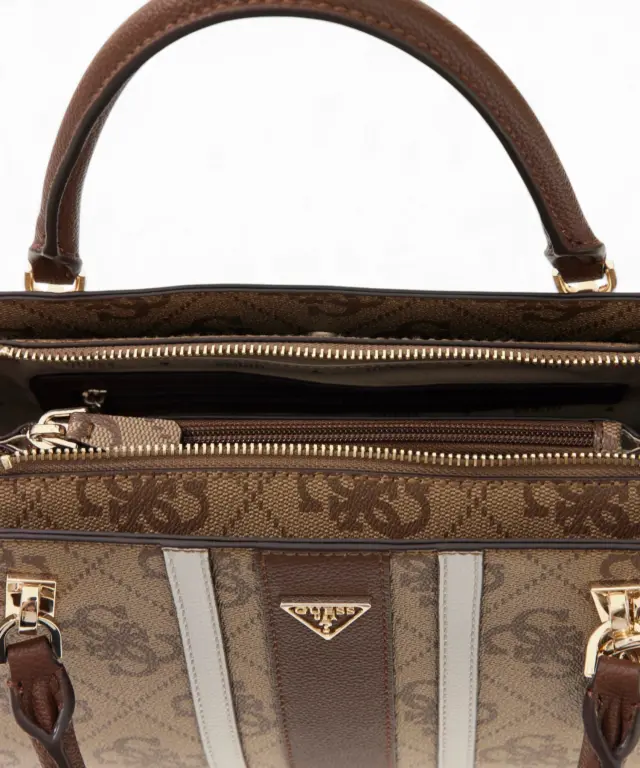 Guess - Γυναικεία Τσάντα Χειρός 'Noelle II' HWSS9672070-LGW Καφέ 3