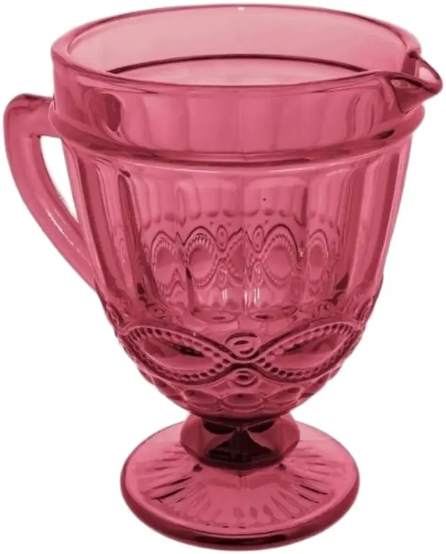 Casa Domani Gabriella Pink Γυάλινη Κανάτα 1.1L - Ροζ