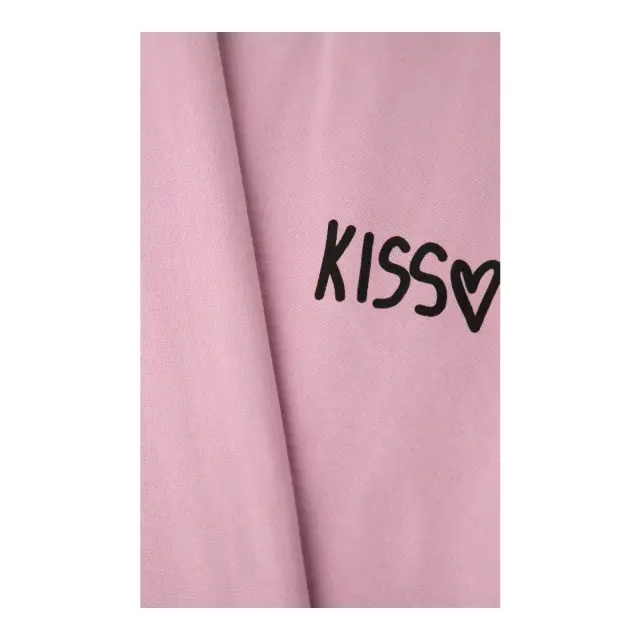 Minerva Παιδική Φούτερ Πυτζάμα Κορίτσι Pockets Kiss, Χρώμα Μωβ Mist 3