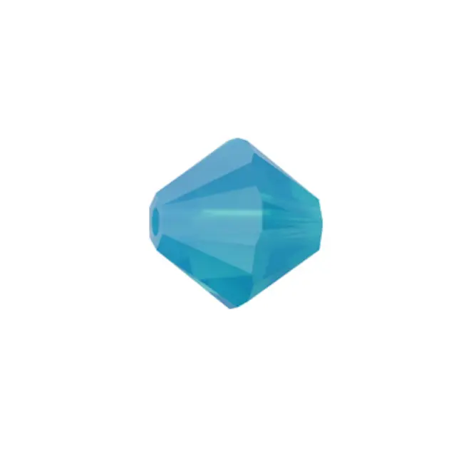 Swarovski 5328 Bicone Caribbean Blue Opal 8mm - 9τεμ