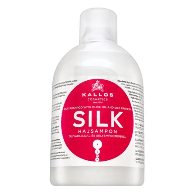 Kallos Silk Shampoo smoothing shampoo for unruly hair 1000 ml