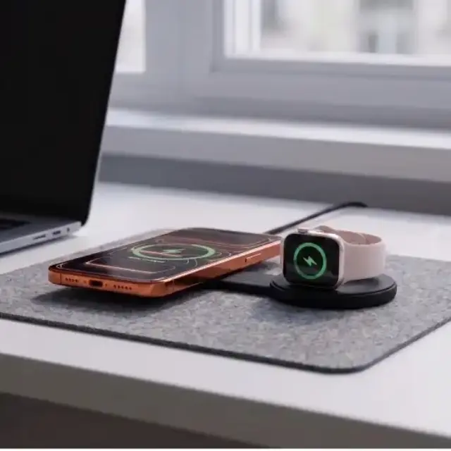 Tech-protect A55 2in1 Magnetic Magsafe Wireless Charger 25w Qi2.2 Black 2