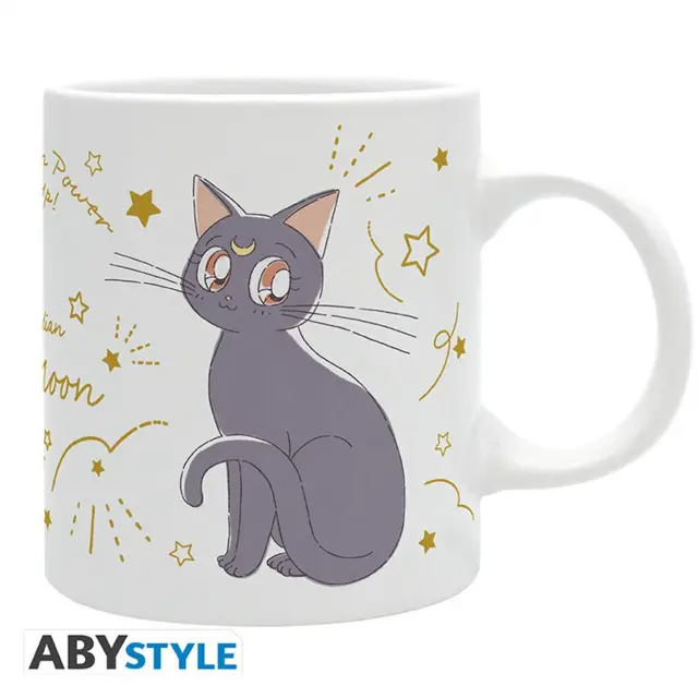 Κούπα κεραμική SAILOR MOON - Mug - 320 ml - Luna & Artemis Cats - subli matte ABYMUGA750
