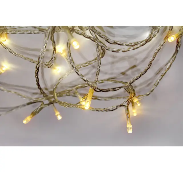 100 ΜΙΝΙ LED ΠΡΟΓΡΑΜΜΑ+ΣΤΑΘΕΡΑ ΔΙΑΦΑΝΟ ΚΑΛΩΔΙΟ ΘΕΡΜΑ IP44