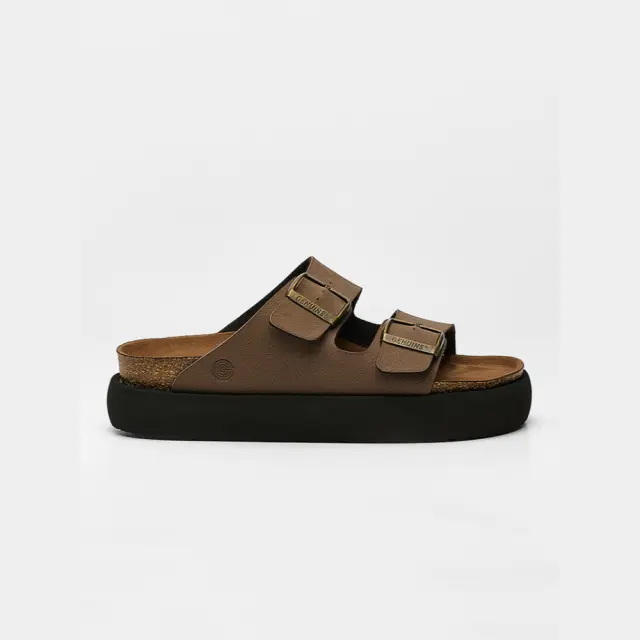 Genuins Πέδιλα Γυναικείο PETA vegan Καφέ GEN/HAWAII PLATFORM G106547 MOCCA